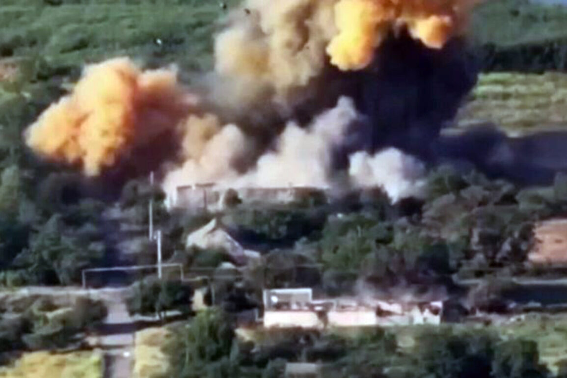 Russian Strike in Ukraine's Sumy Region Utilizes FAB-3000 Bomb, Footage Shared via Telegram Channel