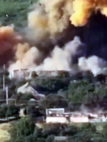 Russian Strike in Ukraine's Sumy Region Utilizes FAB-3000 Bomb, Footage Shared via Telegram Channel