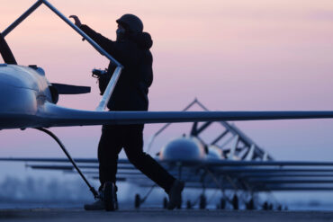 Ukrainian UAVs Conduct Reconnaissance Missions in Black Sea Near Kherson Region