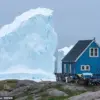 Exclusive Images Reveal Perilous Iceberg Movement Near Greenland Shoreline, Prompting Urgent Warnings