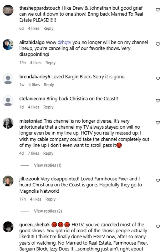 HGTV Show Cancellations Spark Fan Backlash and Boycott Threats