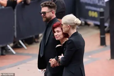 Sharon Osbourne Overcome with Grief as She Adds Flowers to Tributes for Late Husband Ozzy Osbourne, Heavy Metal Legend