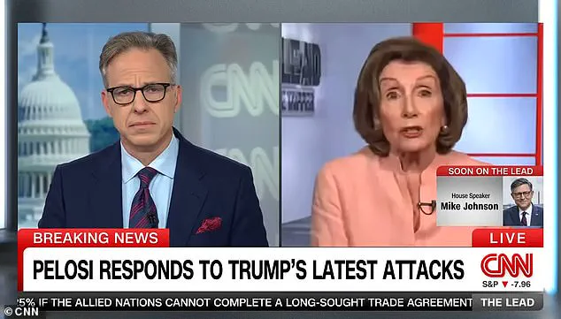 Jake Tapper Questions Nancy Pelosi on Trump's Allegations of Illegal Stock Trading During Interview