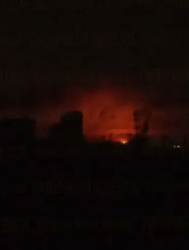 Russian drone strike hits critical infrastructure in Ukrainian city of Nezhin; No casualties reported despite dramatic visuals